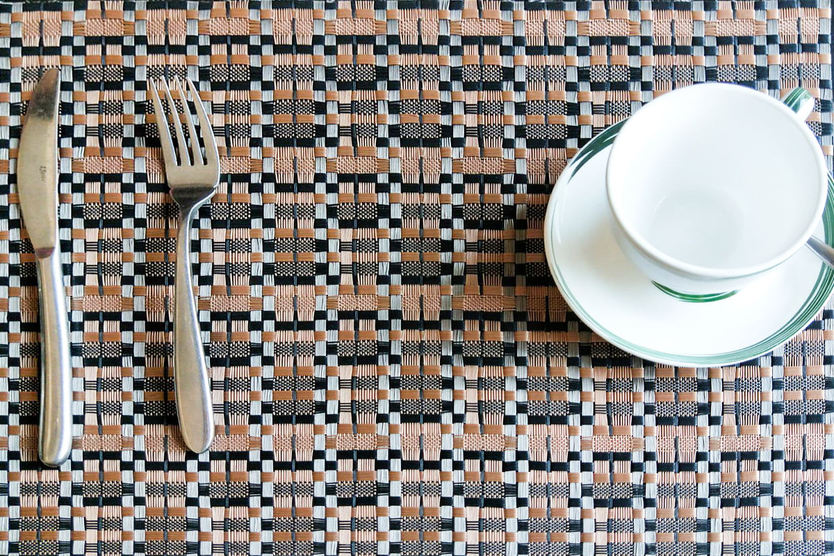 Vinyl Woven PVC Mesh Placemat