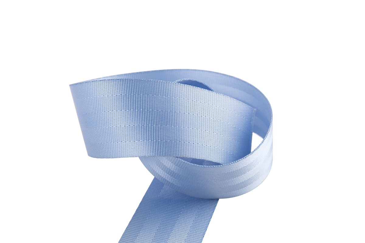 Light Blue Polyester Webbing